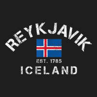 Reykjavik Iceland Est. 1785 Flag Souvenir Gift T Shirt Classic T-shirt | Artistshot