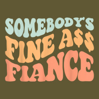 Somebody's Fine Ass Fiance Retro Wavy Groovy Vintage T Shirt Vintage Short | Artistshot