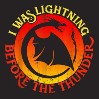 I Was Lightning Before The Thunder T Shirt Vintage Cap | Artistshot