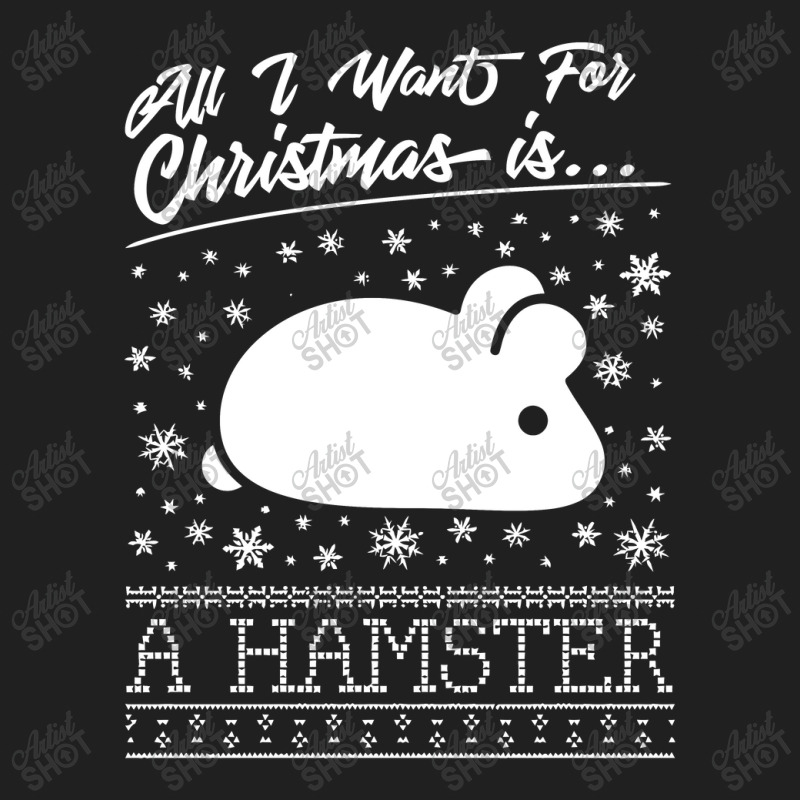 All I Want For Christmas Is A Hamster Ladies Polo Shirt by sepedakaca | Artistshot