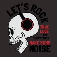 Rock Skull With Headphones Racerback Tank | Artistshot