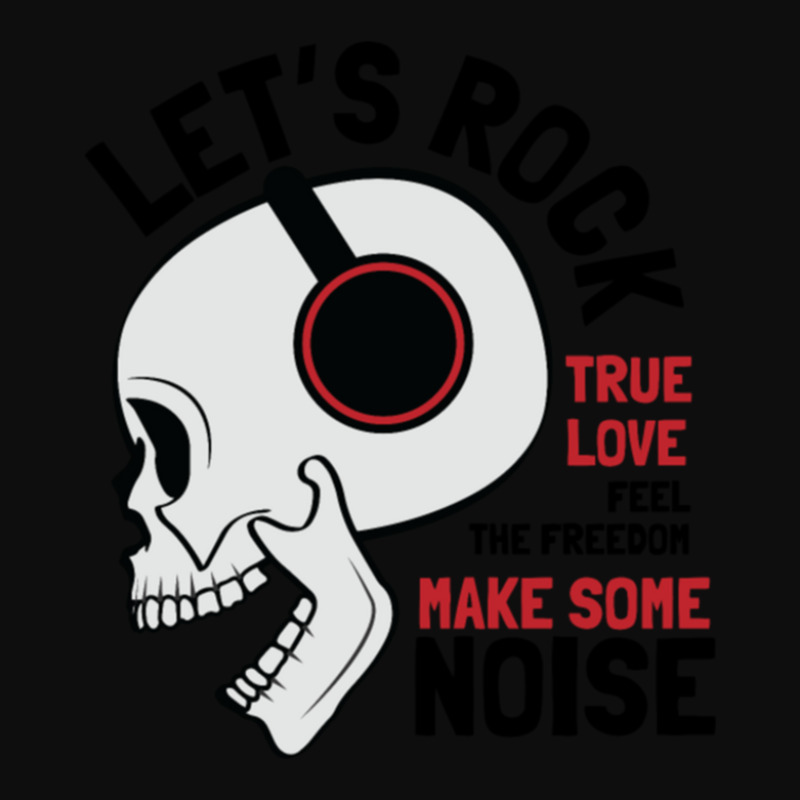 Rock Skull With Headphones Crop Top by JeffereyGrimes | Artistshot