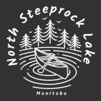 North Steeprock Lake Manitoba Vintage Hoodie And Short Set | Artistshot