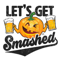 Lets Get Smashed Funny Pumpkin Beer Halloween Maternity Scoop Neck T-shirt | Artistshot