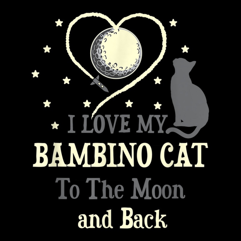 I Love My Bambino Cat To Moon Cat Lover Funny Kitten V-Neck Tee by Sombre | Artistshot