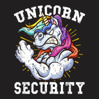 Unicorn Security   Manly Muscular Unicorn Lovers T Shirt T-shirt | Artistshot