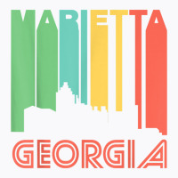 Retro 1970's Style Marietta Georgia Skyline T Shirt T-shirt | Artistshot