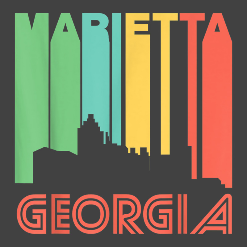 Retro 1970's Style Marietta Georgia Skyline T Shirt Vintage T-shirt | Artistshot