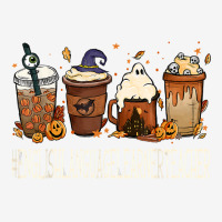 English Language Learner Teacher Coffee Halloween Autumn T Shirt Adjustable Cap | Artistshot