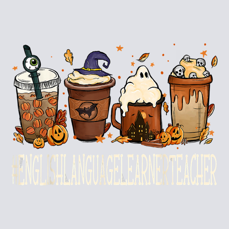 English Language Learner Teacher Coffee Halloween Autumn T Shirt Bucket Hat | Artistshot