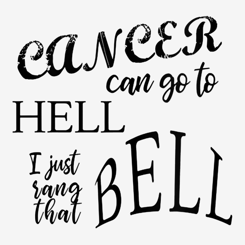 Womens Cancer Can Go To Hell I Just Rang That Bell Cancer Vneck Adjustable Cap by Haley1989 | Artistshot