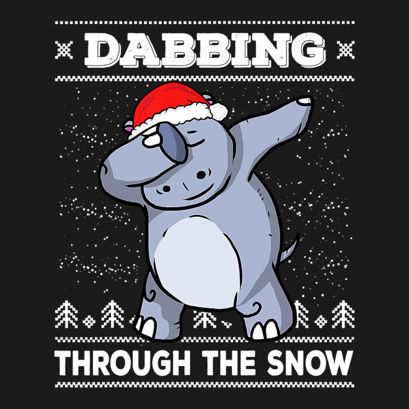 Hippopotamus Dabbing Through The Snow Ugly Christmas Hippopotamus 47 H Full-length Apron | Artistshot