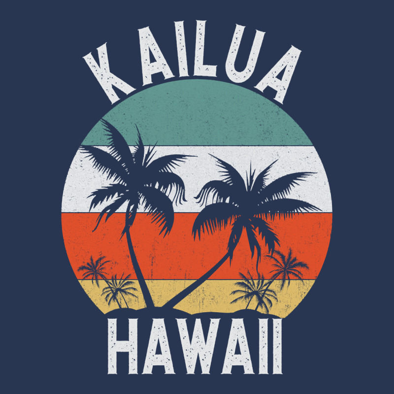 Kailua Shirt Hawaii Retro Oahu Palm Tree Hawaiian Island Sweatshirt Ladies Denim Jacket by puetzee | Artistshot