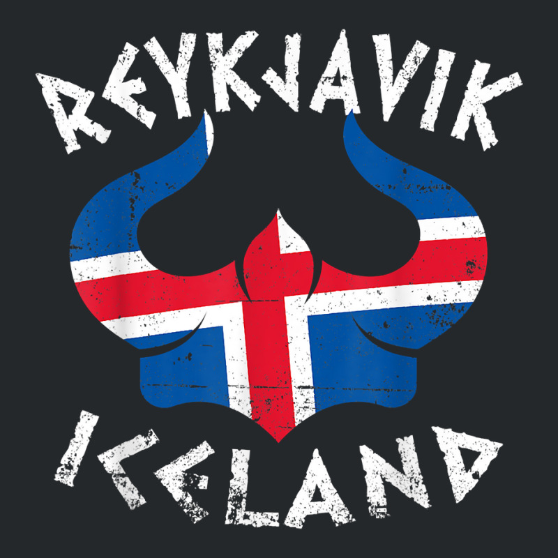 Reykjavík Iceland Viking Helmet T Shirt Crewneck Sweatshirt by cm-arts | Artistshot