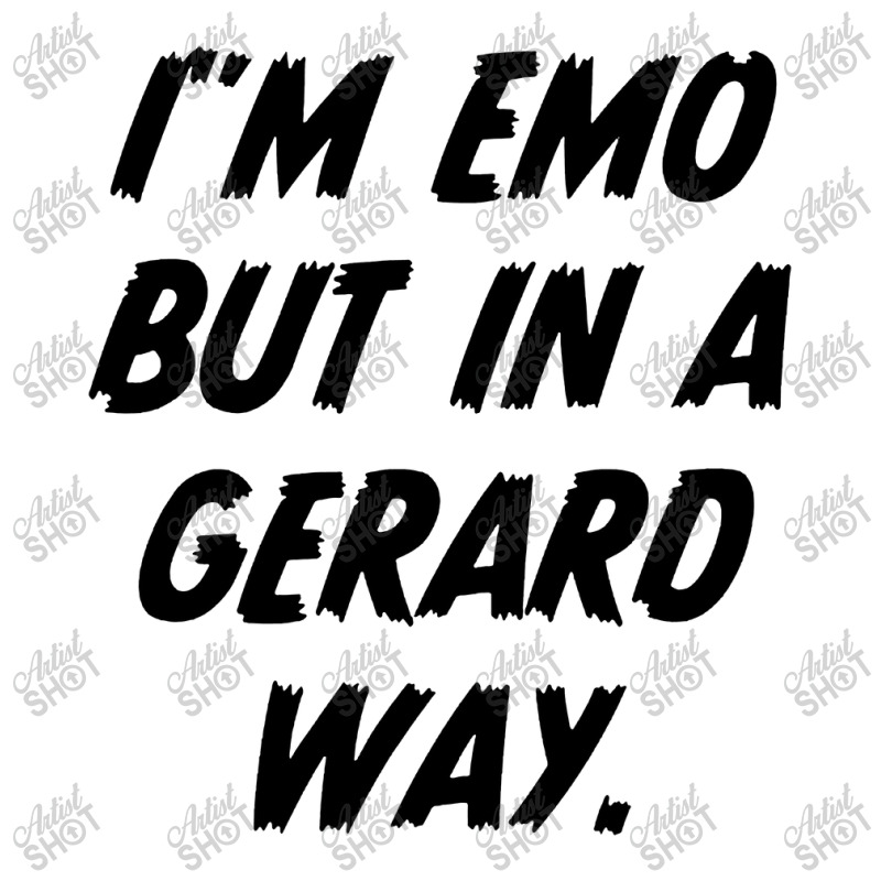 I’m Emo But In Gerard Way Quote 3/4 Sleeve Shirt | Artistshot