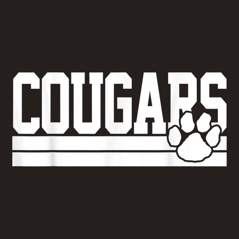 Cougars School Spirit T Shirt Tank Top by cm-arts | Artistshot