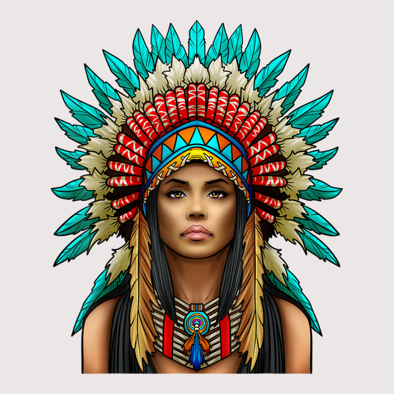 Native American Woman Indian Warrior For Women T Shirt Pocket T-shirt | Artistshot