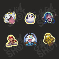 League Of Legends Emotes Ladies Fitted T-shirt | Artistshot