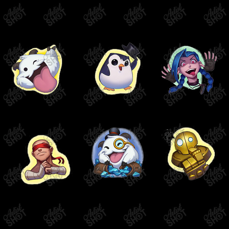 League Of Legends Emotes Cropped Hoodie by SaraAnnLee | Artistshot