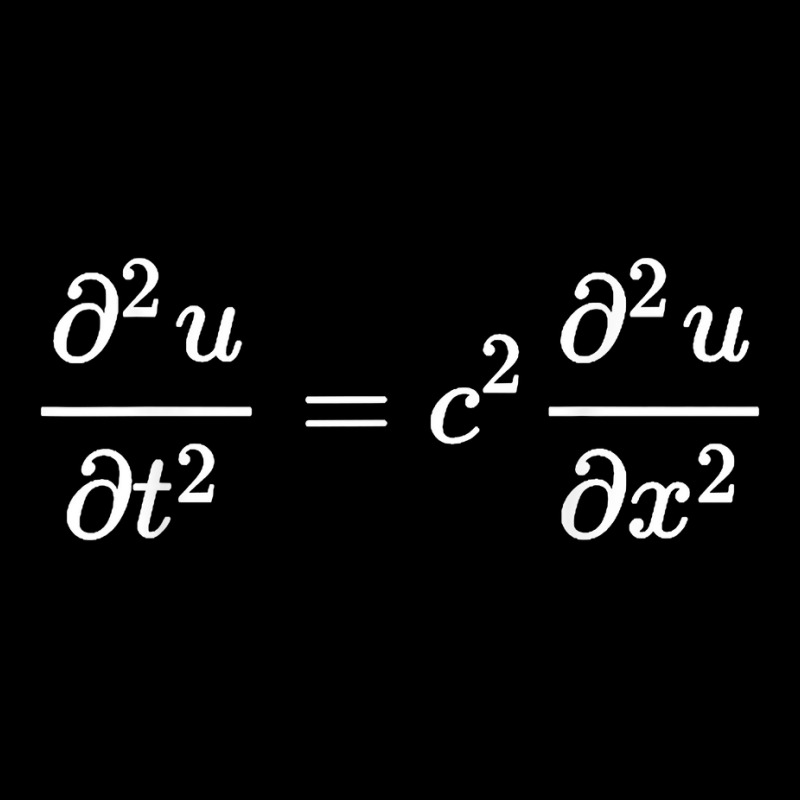 D'alembert Wave Equation In 1d, Physics And Science T Shirt Adjustable Cap by chicoavsmaydav | Artistshot