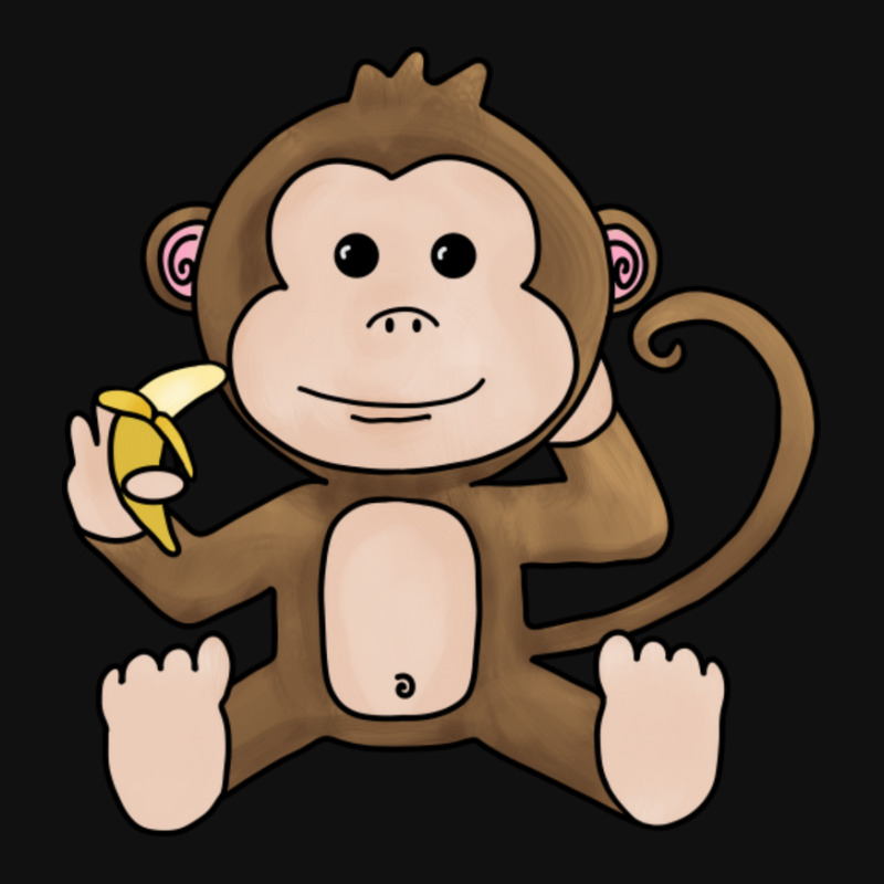 Cheeky Monkey Having A Banana Front Car Mat | Artistshot