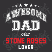 Awesome Dad And Stone Roses Lover Vintage Hoodie | Artistshot