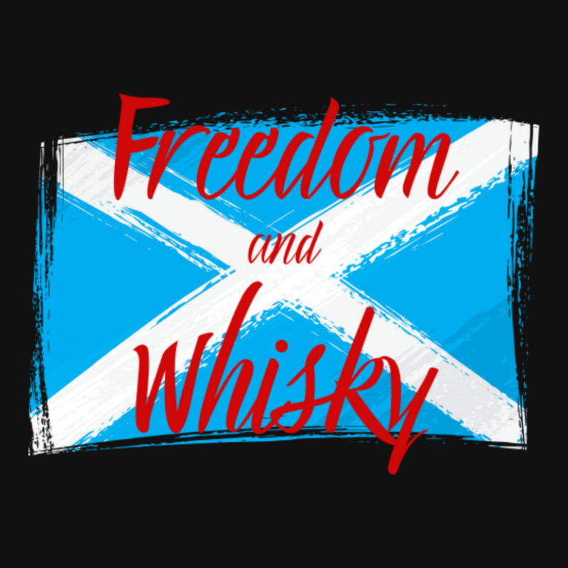 Freedom And Whisky Scotland Flag Baby Bibs | Artistshot