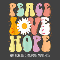 Peace Love Hope Pitt Hopkins Syndrome Phs Awareness Gift T Shirt Vintage T-shirt | Artistshot