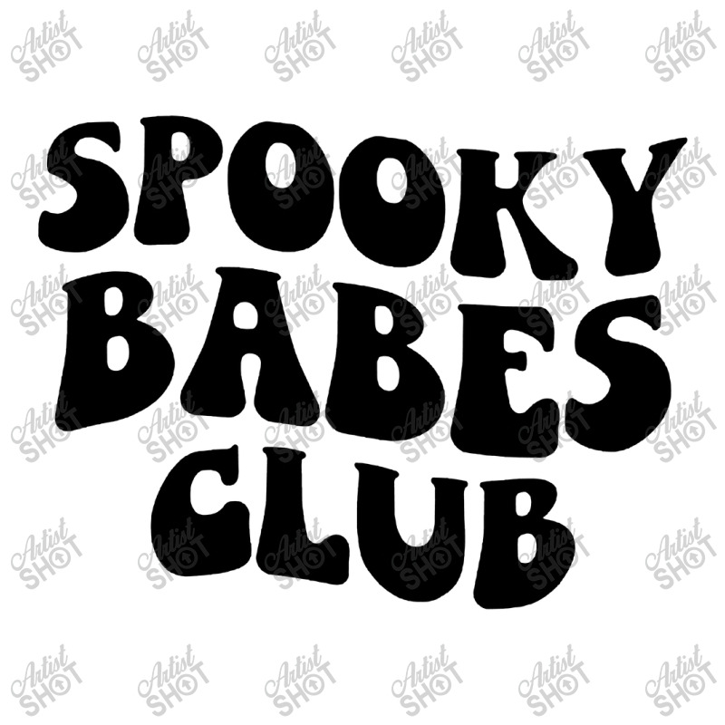 Kids Spooky Babes Club Groovy Retro V-neck Tee | Artistshot