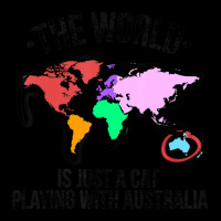 The World Is A Cat Playing With Australia Youth Hoodie | Artistshot