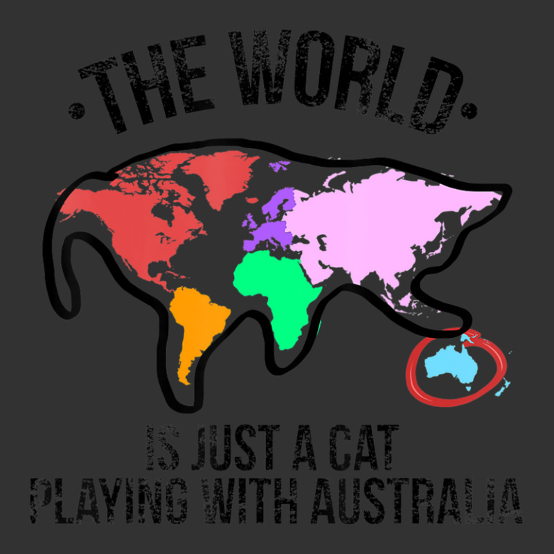 The World Is A Cat Playing With Australia Baby Bodysuit | Artistshot