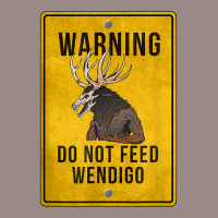 Wendigo Cryptid   Do Not Feed Wendigo Warning Sign T Shirt Vintage T-shirt | Artistshot