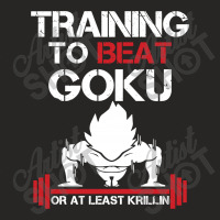 Goku Training Ladies Fitted T-shirt | Artistshot