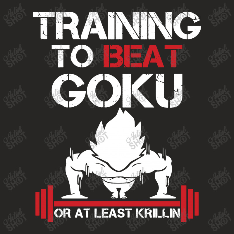 Goku Training Ladies Fitted T-Shirt by syakirra | Artistshot