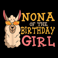 Nona Of The Birthday Girl Llama Bday Party Celebration Youth Zipper Hoodie | Artistshot