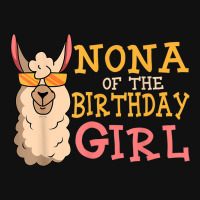 Nona Of The Birthday Girl Llama Bday Party Celebration Baby Beanies | Artistshot