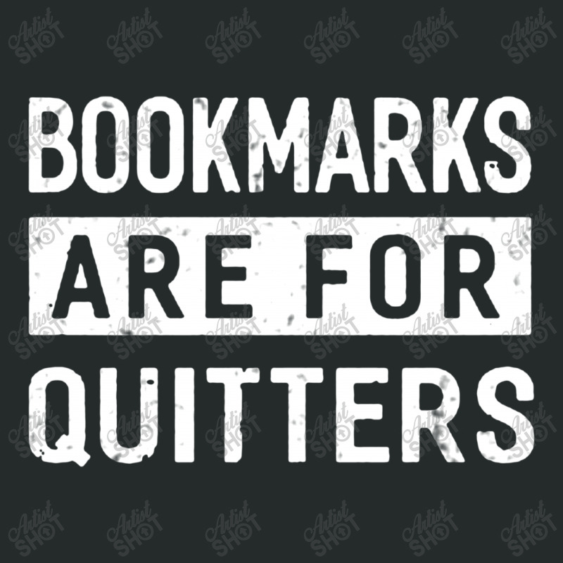 Bookmarks Are For Quitters Women's Triblend Scoop T-shirt by syakirra | Artistshot