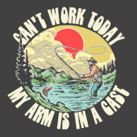 Sorry I Cant Work My Arm Is In A Cast Funny Fishing Vintage Vintage T-shirt | Artistshot