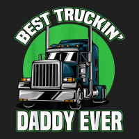 Mens Truck Driver Dad Trucker Gifts For Best Truckin Daddy Ladies Polo Shirt | Artistshot