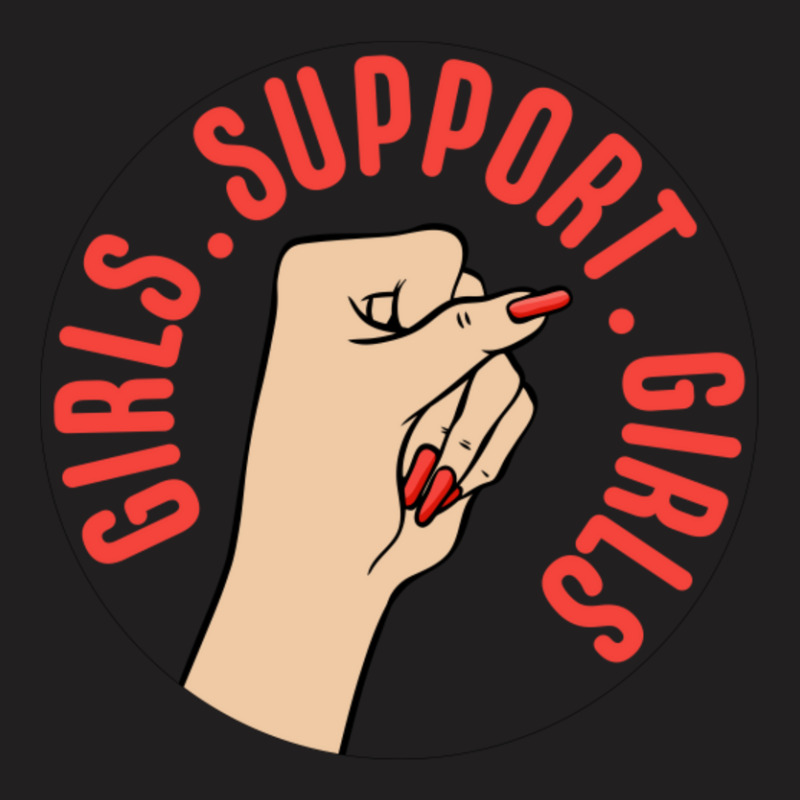 Girls Support Girls Soft Cotton T-shirt | Artistshot