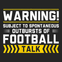 Womens Warning Subject To Spontaneous Outbursts Of Football Talk V Nec Unisex Hoodie | Artistshot