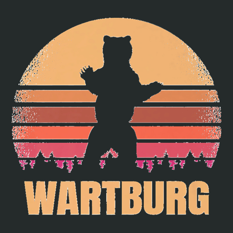 Wartburg Tennessee Vintage Bear Distressed Retro 80s Sunset Premium Women's Triblend Scoop T-shirt by ENIDLWHITE | Artistshot