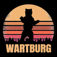 Wartburg Tennessee Vintage Bear Distressed Retro 80s Sunset Premium Women's V-neck T-shirt | Artistshot