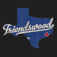 Friendswood Texas Tx Map T-shirt | Artistshot