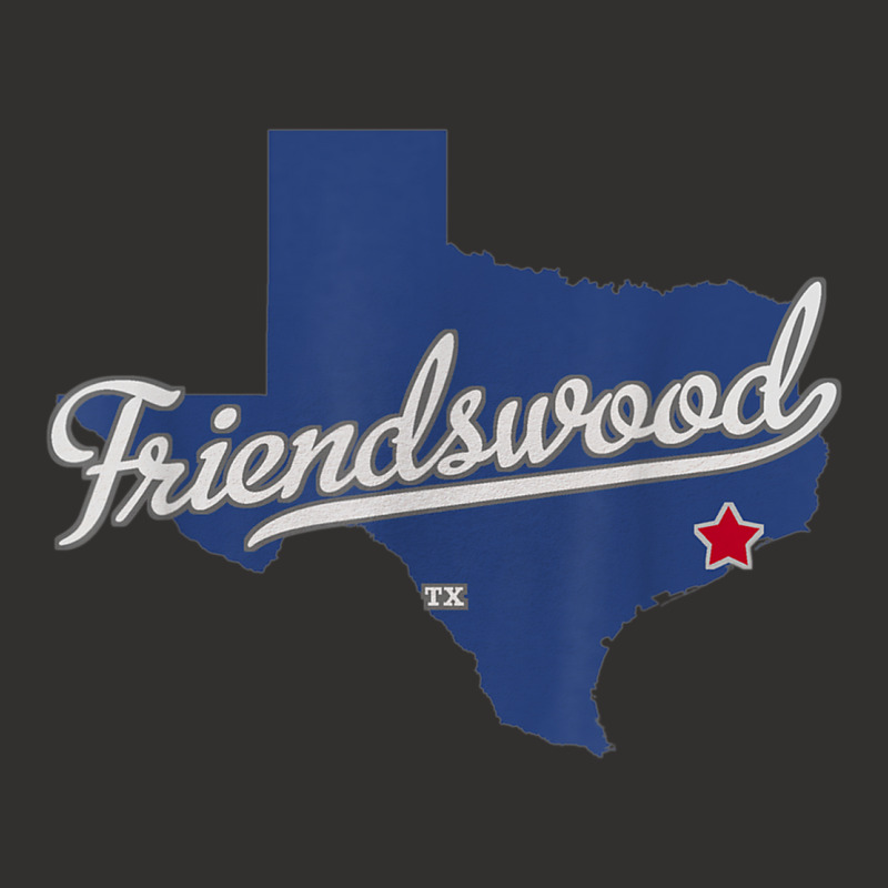 Friendswood Texas Tx Map Champion Hoodie | Artistshot