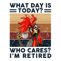 What Day Is Today Who Cares I'm Retired Retirement Chicken Sweatshirt Men's Long Sleeve Pajama Set | Artistshot