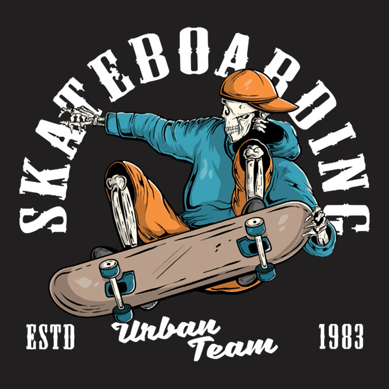 Cool Skateboarder, Cool Skateboarder Art, Cool Skateboarder Painting,  T-shirt | Artistshot