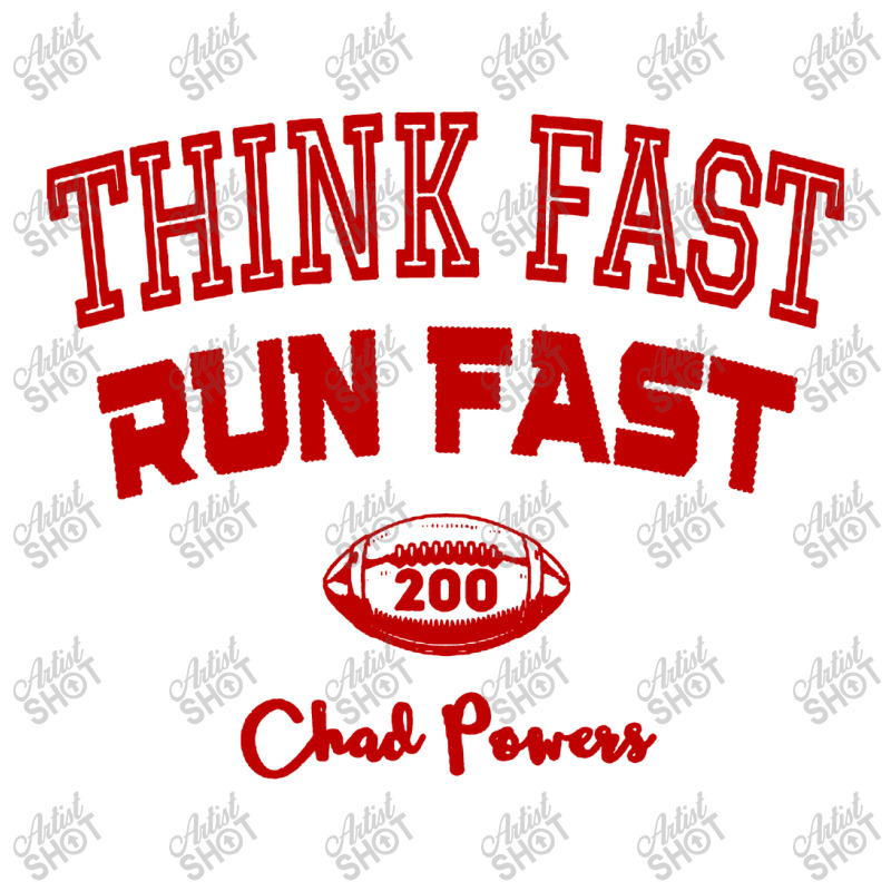 Think Fast Run Fast Chad Powers Youth Sweatshirt by Jembleng Art | Artistshot