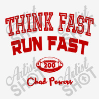 Think Fast Run Fast Chad Powers Baby Bibs | Artistshot