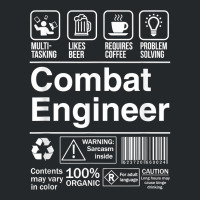 Combat Engineer Shopping Label Problem Solver T Shirt Crewneck Sweatshirt | Artistshot